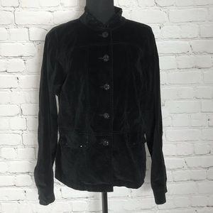 Birch hill Black Velvety Jacket with Beading